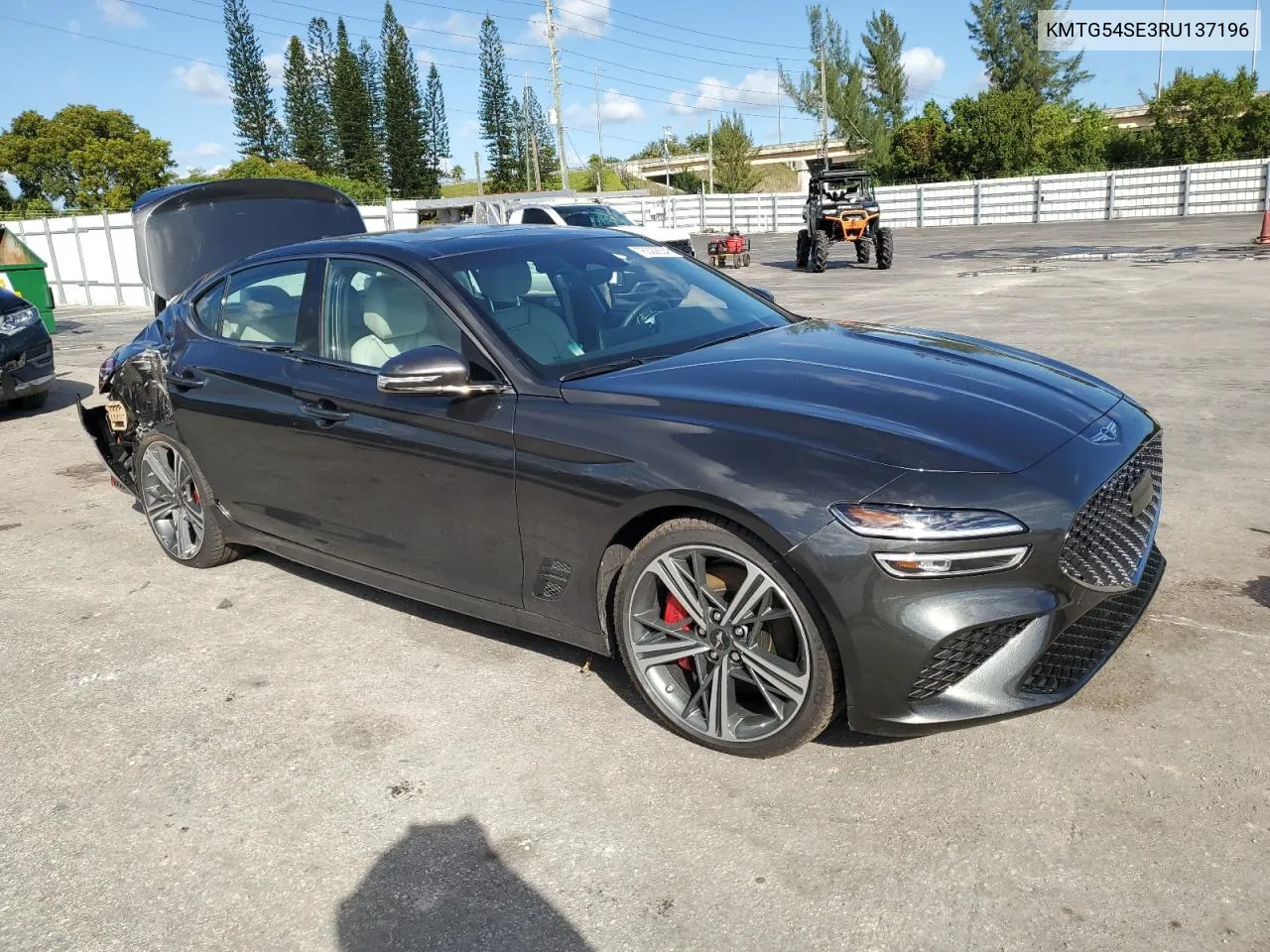 2024 Genesis G70 Sport Advanced VIN: KMTG54SE3RU137196 Lot: 76329834