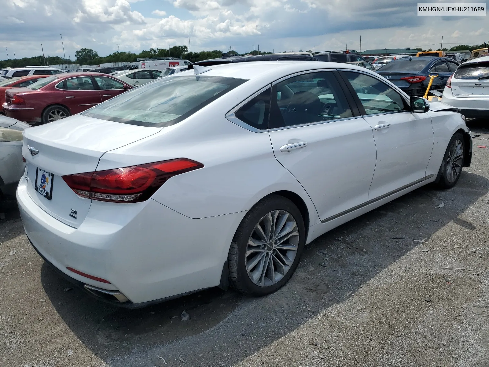 2017 Genesis G80 Base VIN: KMHGN4JEXHU211689 Lot: 54490414