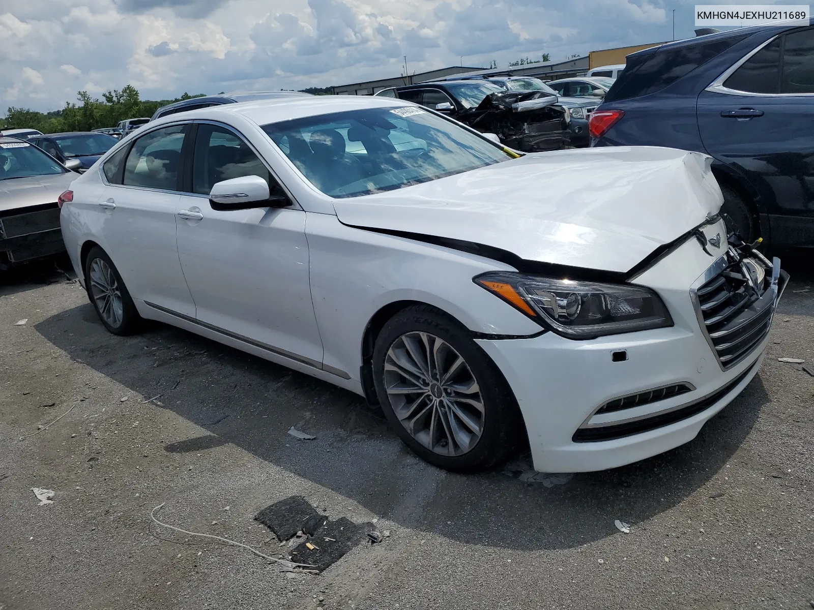 2017 Genesis G80 Base VIN: KMHGN4JEXHU211689 Lot: 54490414