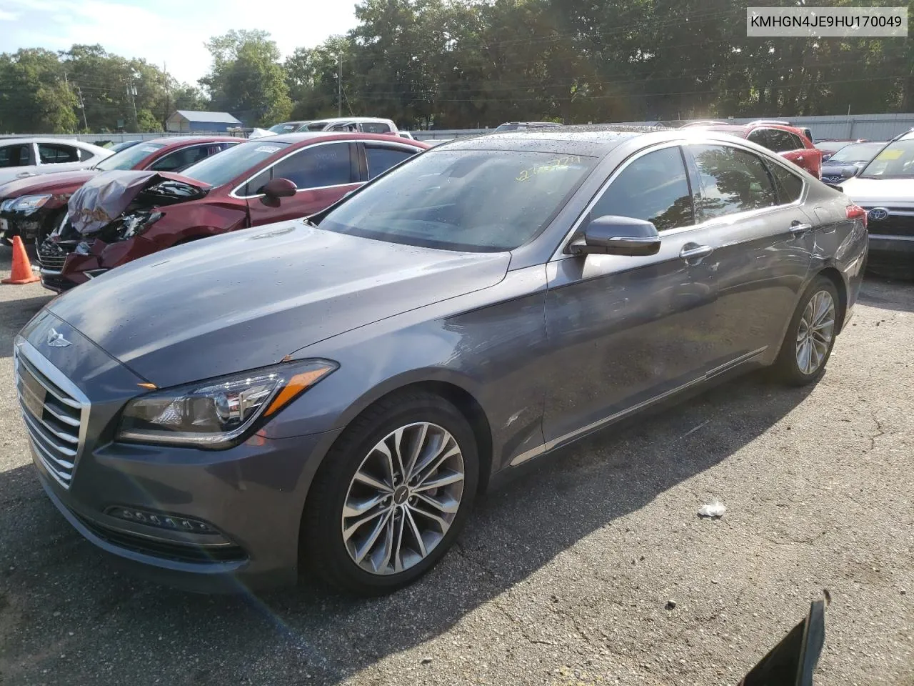 2017 Genesis G80 Base VIN: KMHGN4JE9HU170049 Lot: 62716724