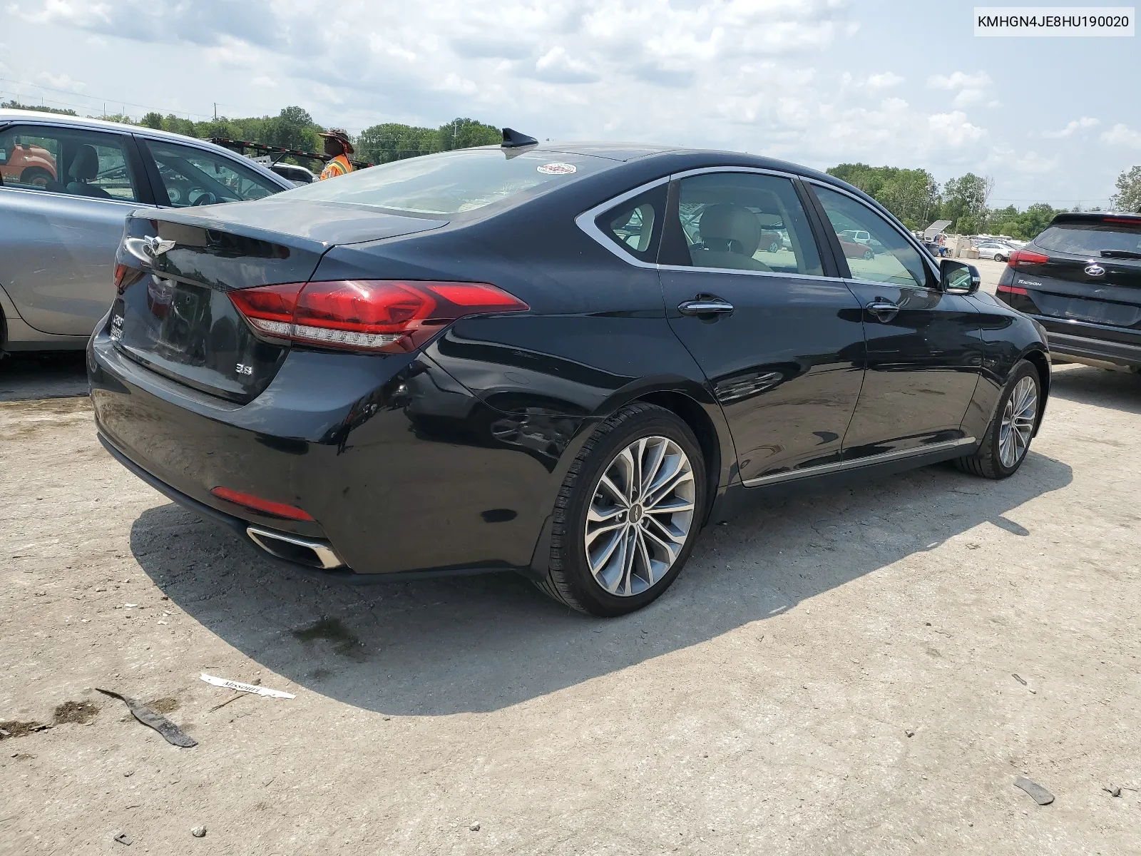 KMHGN4JE8HU190020 2017 Genesis G80 Base