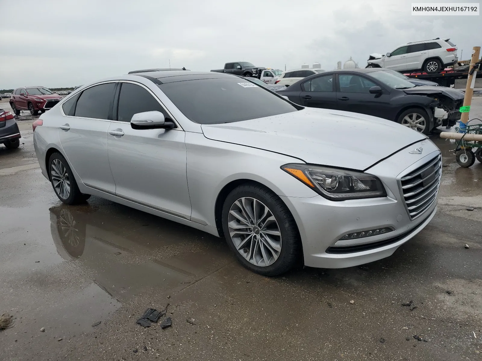 2017 Genesis G80 Base VIN: KMHGN4JEXHU167192 Lot: 64450104