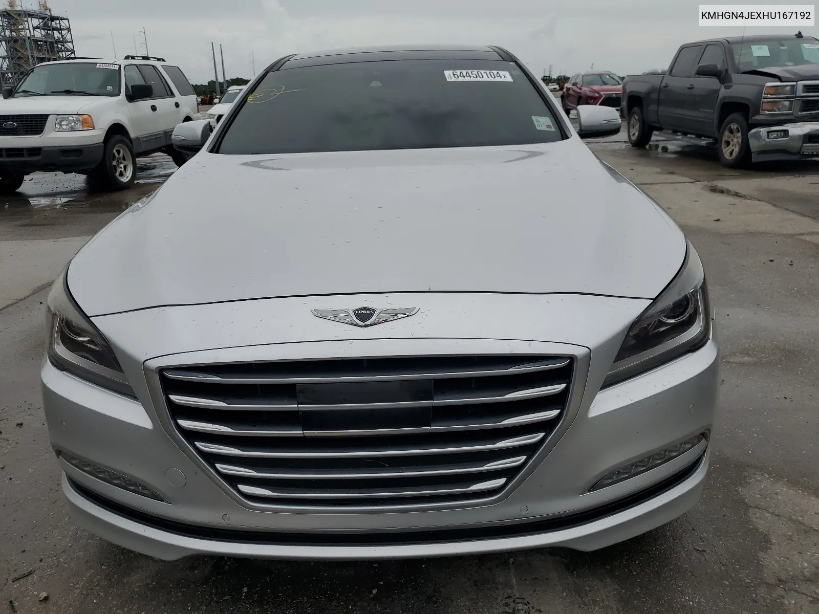 2017 Genesis G80 Base VIN: KMHGN4JEXHU167192 Lot: 64450104