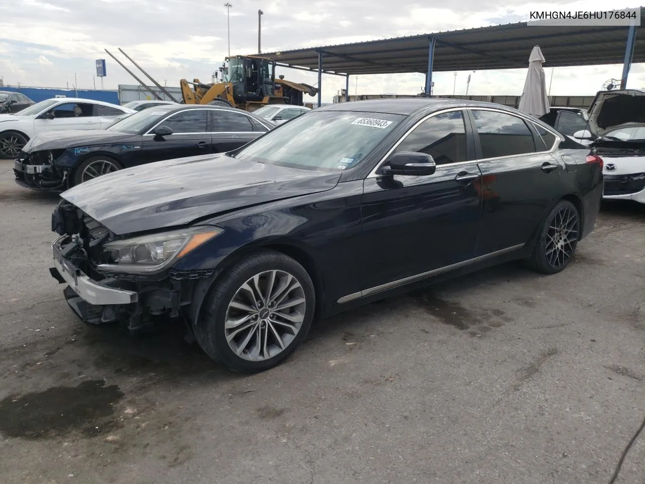 2017 Genesis G80 Base VIN: KMHGN4JE6HU176844 Lot: 65360943