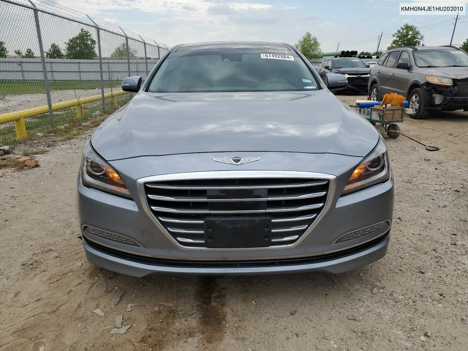 2017 Genesis G80 Base VIN: KMHGN4JE1HU202010 Lot: 67492084