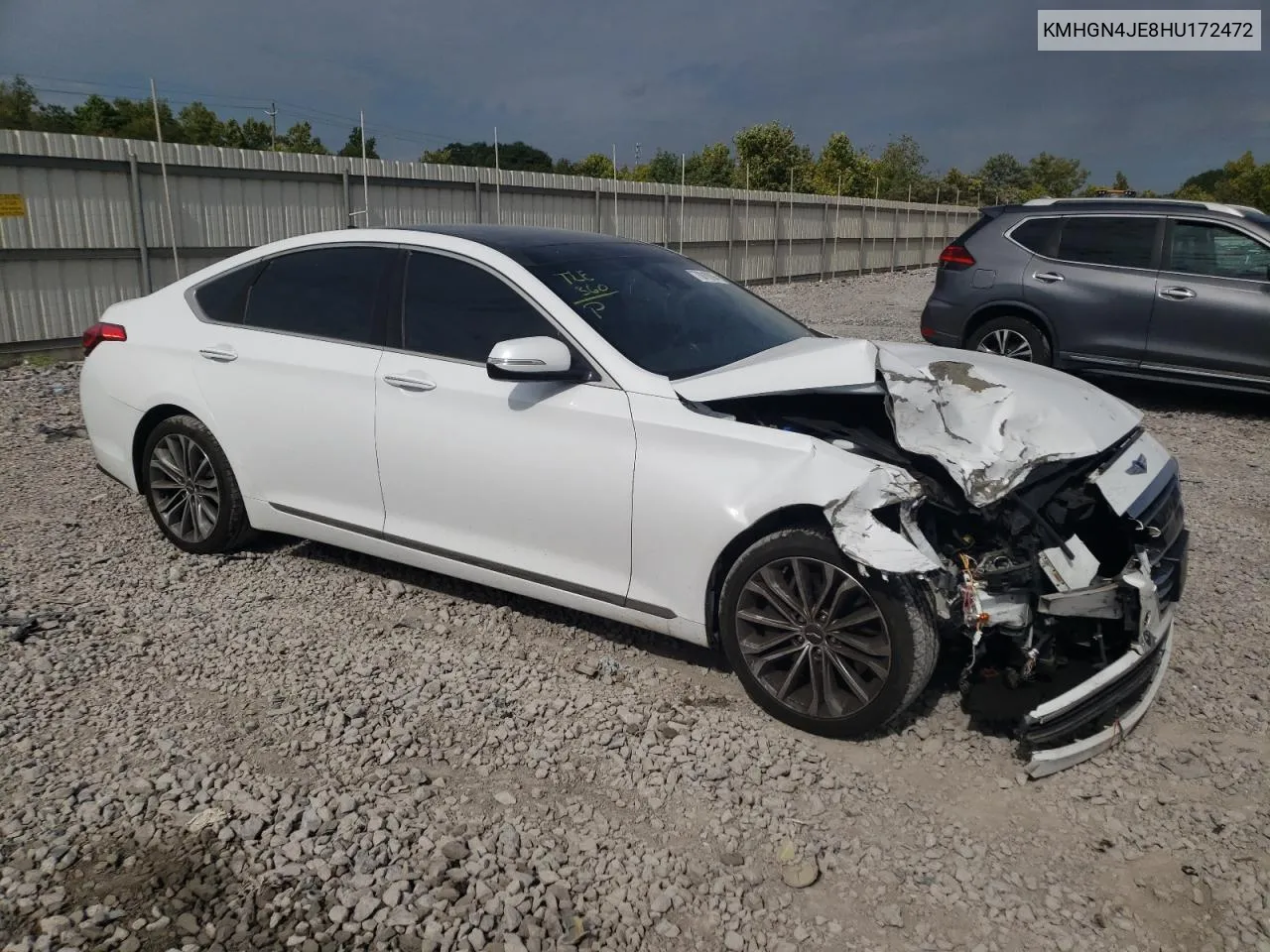 2017 Genesis G80 Base VIN: KMHGN4JE8HU172472 Lot: 70010094