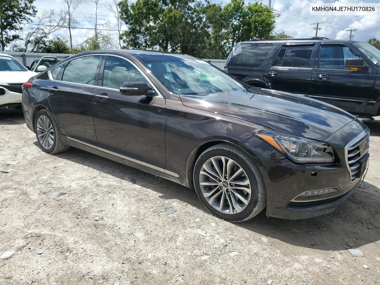 2017 Genesis G80 Base VIN: KMHGN4JE7HU170826 Lot: 70207034