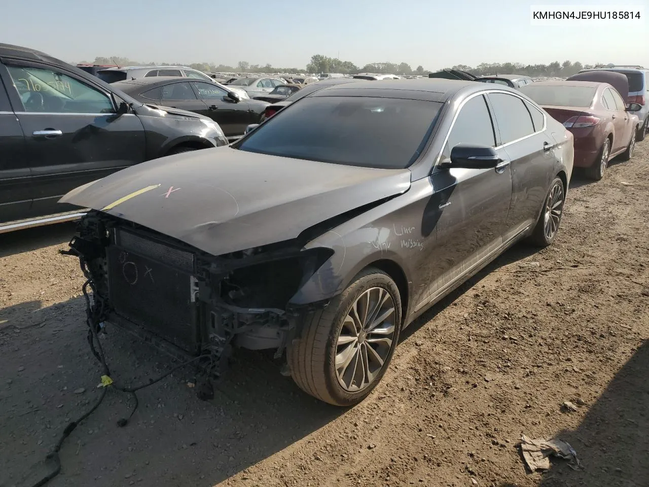 KMHGN4JE9HU185814 2017 Genesis G80 Base