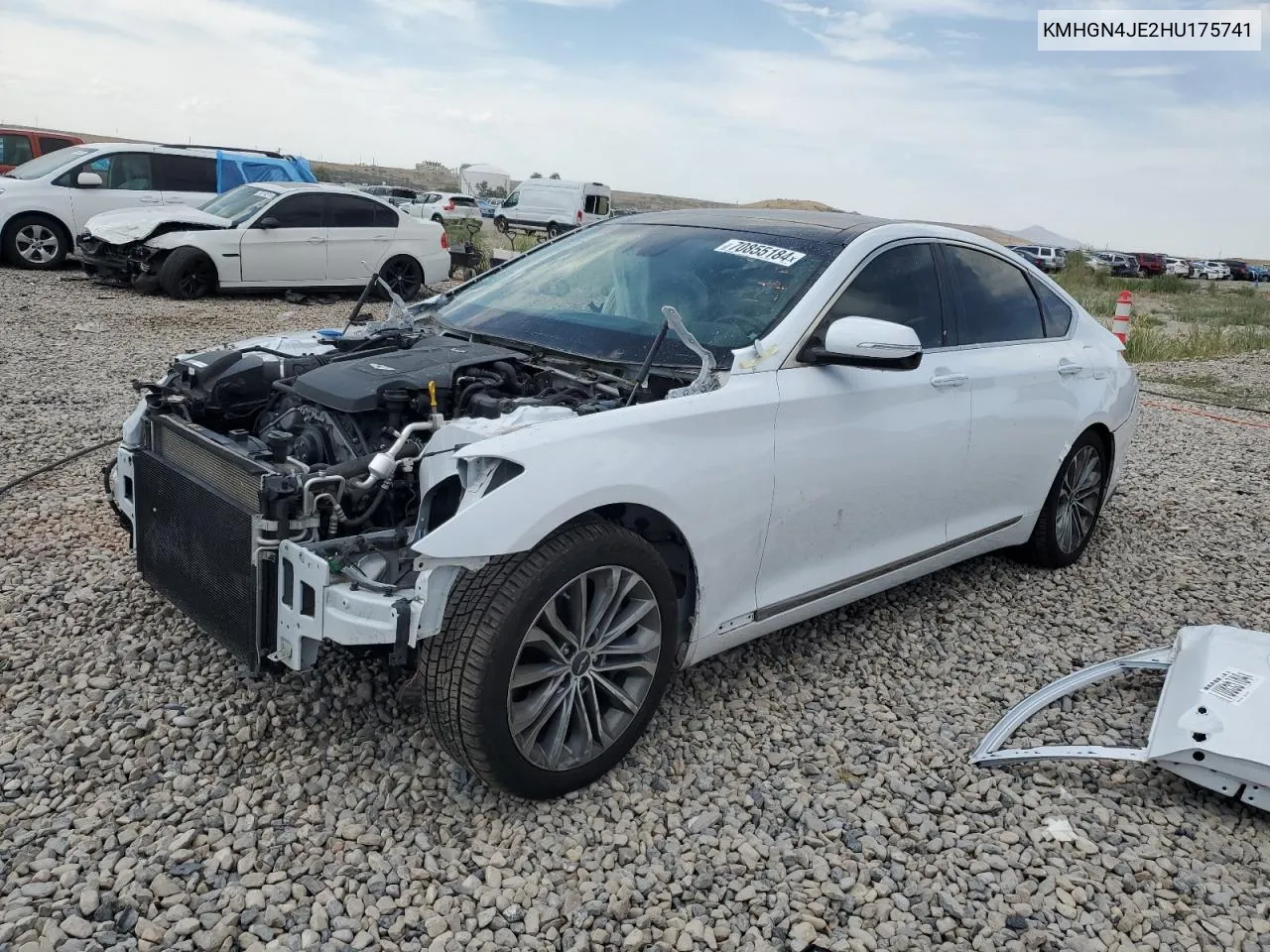 2017 Genesis G80 Base VIN: KMHGN4JE2HU175741 Lot: 70855184