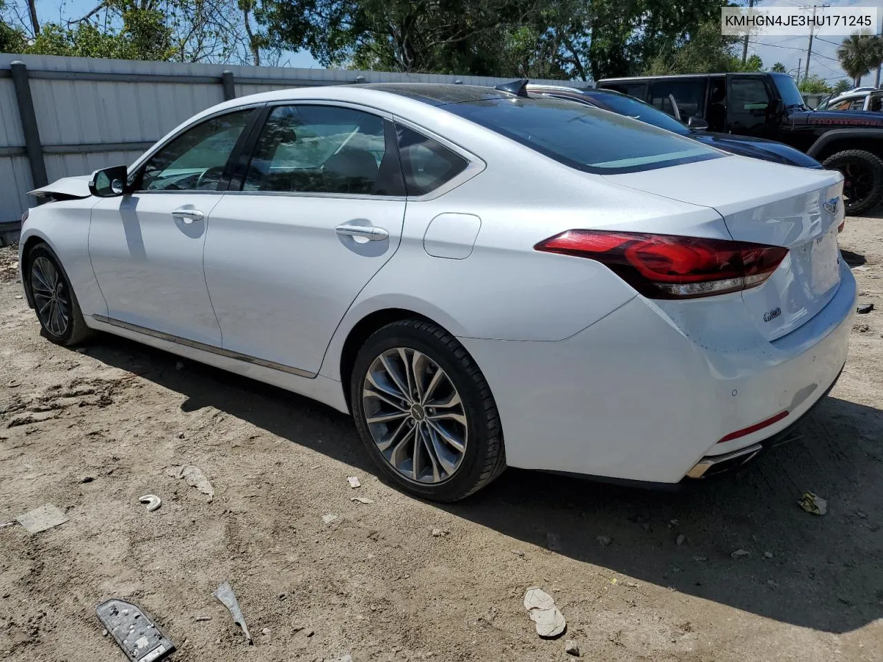 2017 Genesis G80 Base VIN: KMHGN4JE3HU171245 Lot: 71407074