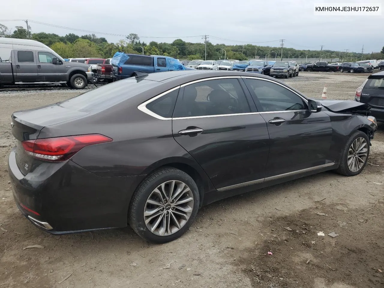 2017 Genesis G80 Base VIN: KMHGN4JE3HU172637 Lot: 72119174