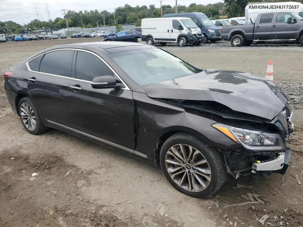 2017 Genesis G80 Base VIN: KMHGN4JE3HU172637 Lot: 72119174