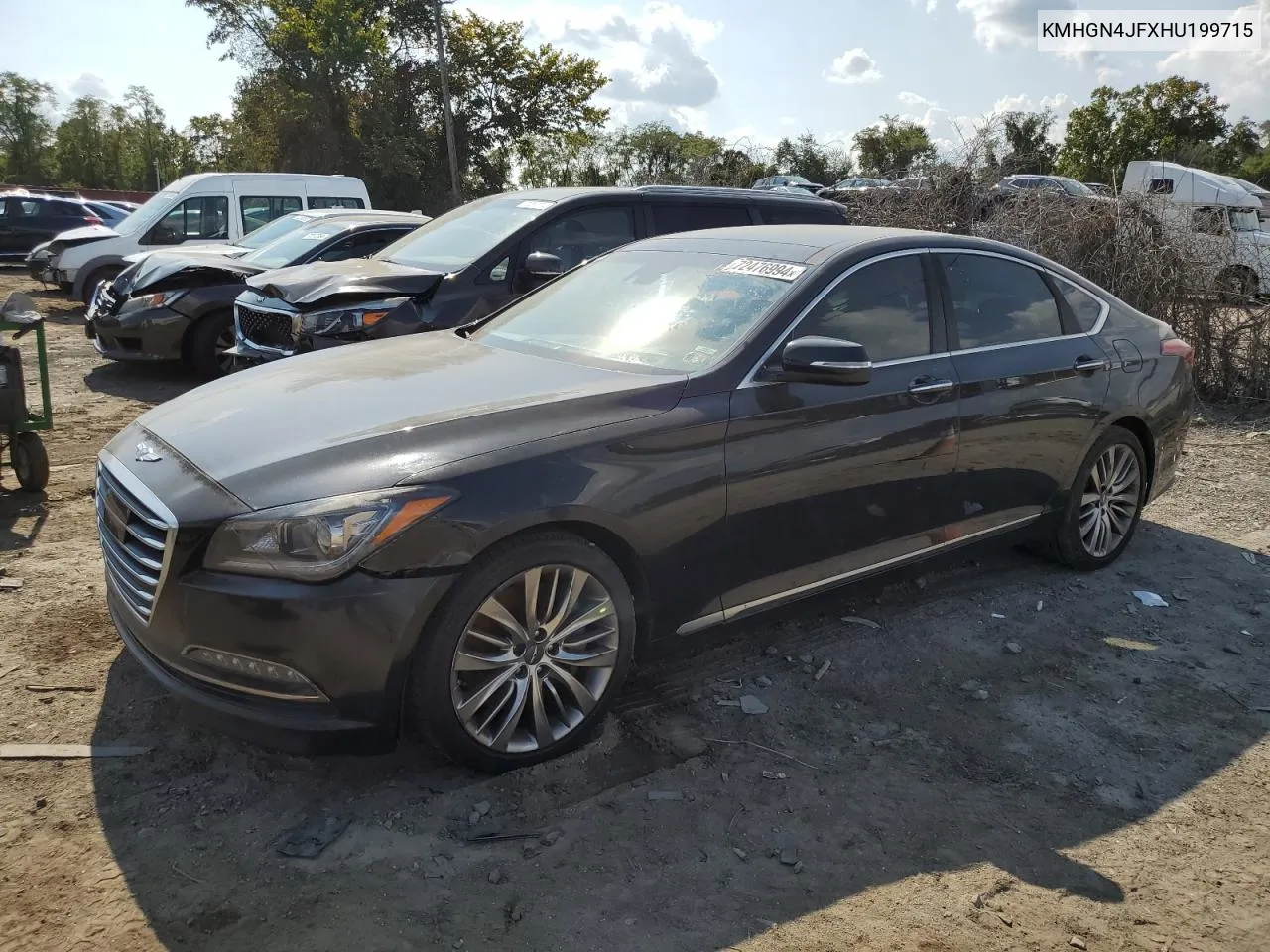 2017 Genesis G80 Ultimate VIN: KMHGN4JFXHU199715 Lot: 72476994