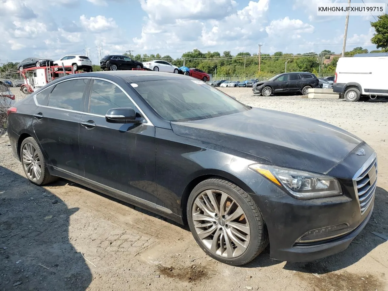 2017 Genesis G80 Ultimate VIN: KMHGN4JFXHU199715 Lot: 72476994