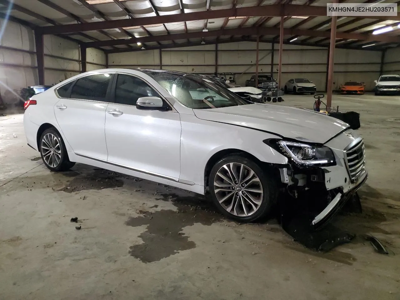 2017 Genesis G80 Base VIN: KMHGN4JE2HU203571 Lot: 72741264