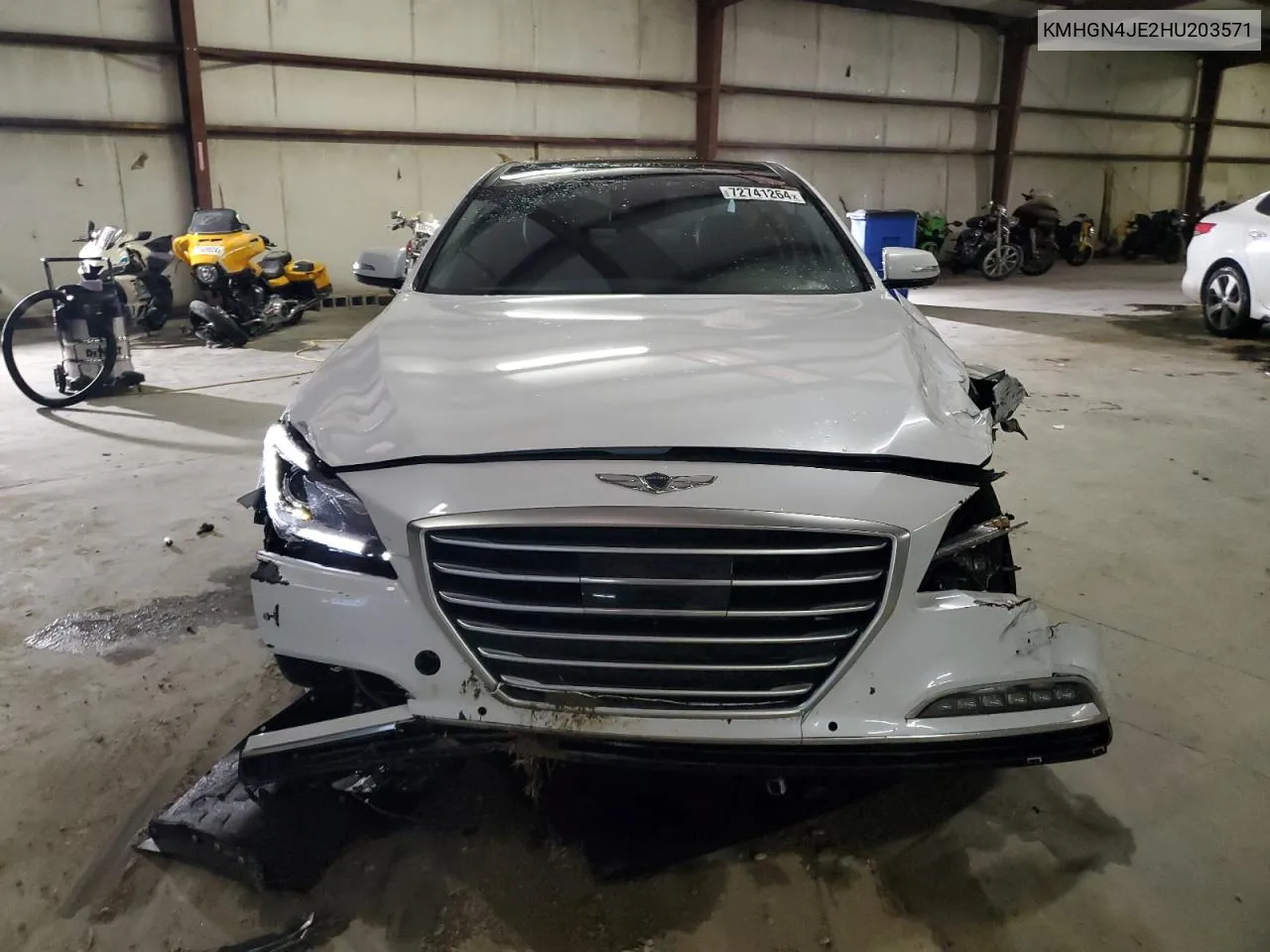 2017 Genesis G80 Base VIN: KMHGN4JE2HU203571 Lot: 72741264