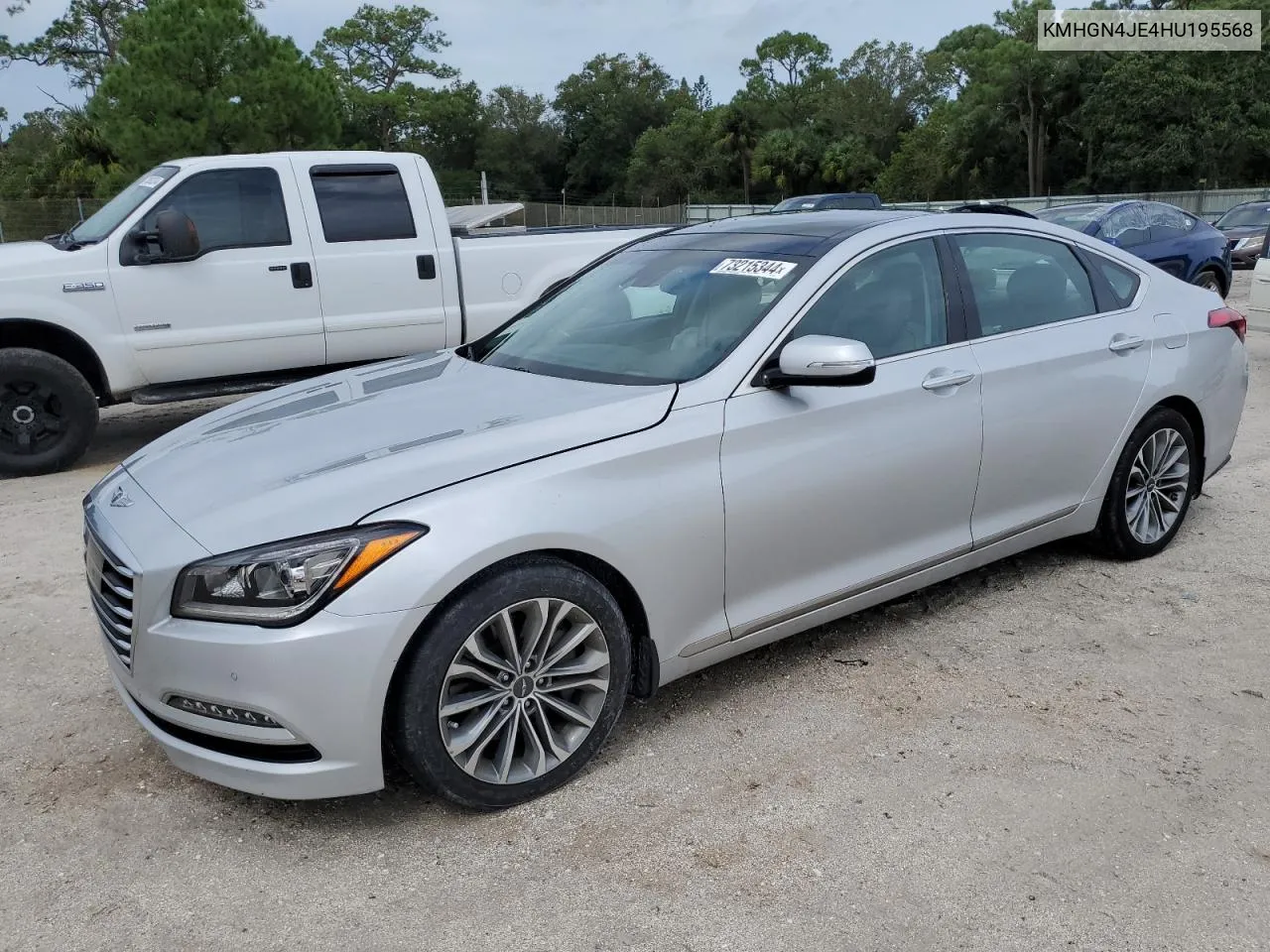 2017 Genesis G80 Base VIN: KMHGN4JE4HU195568 Lot: 73215344