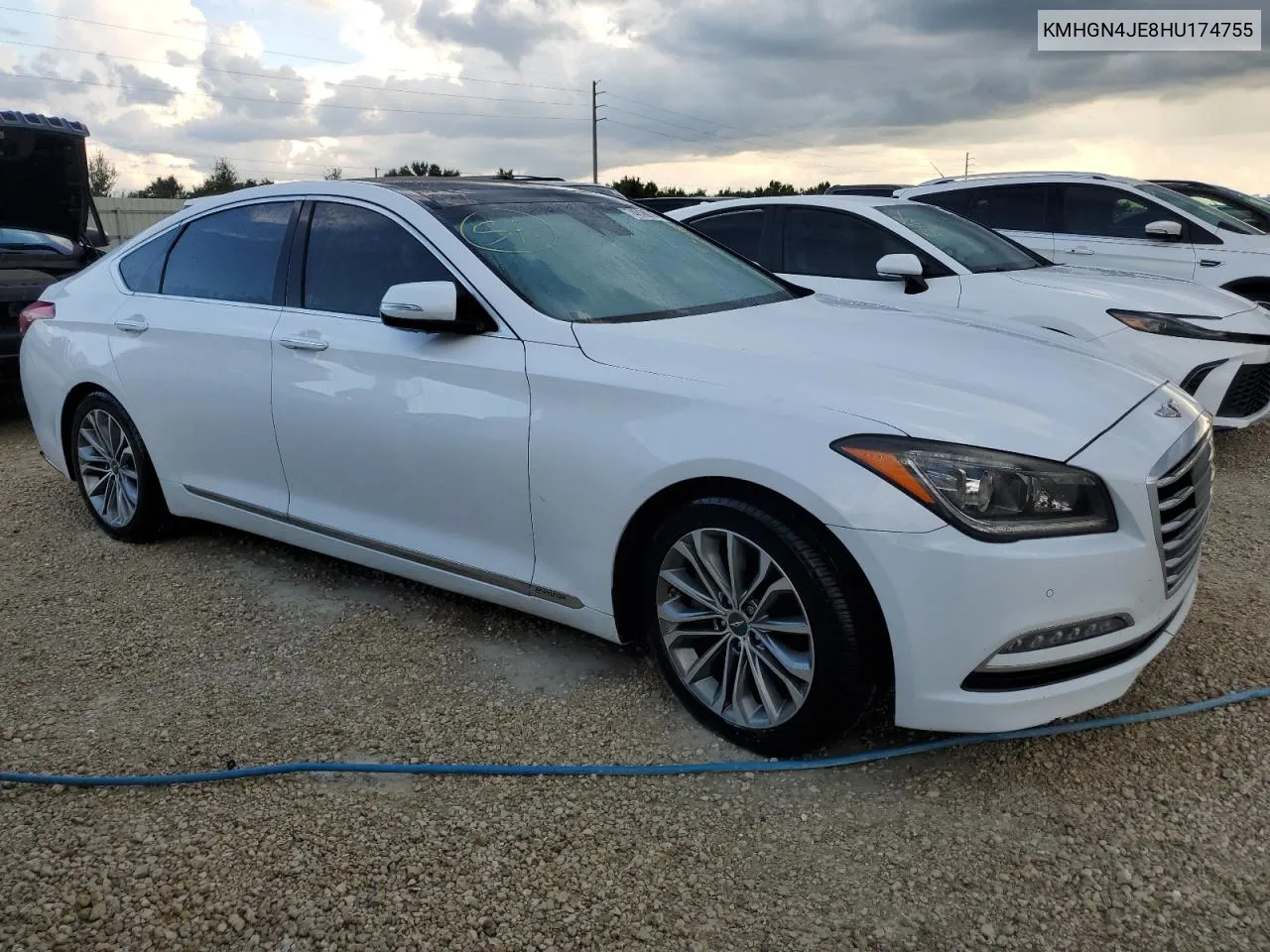 2017 Genesis G80 Base VIN: KMHGN4JE8HU174755 Lot: 74016974