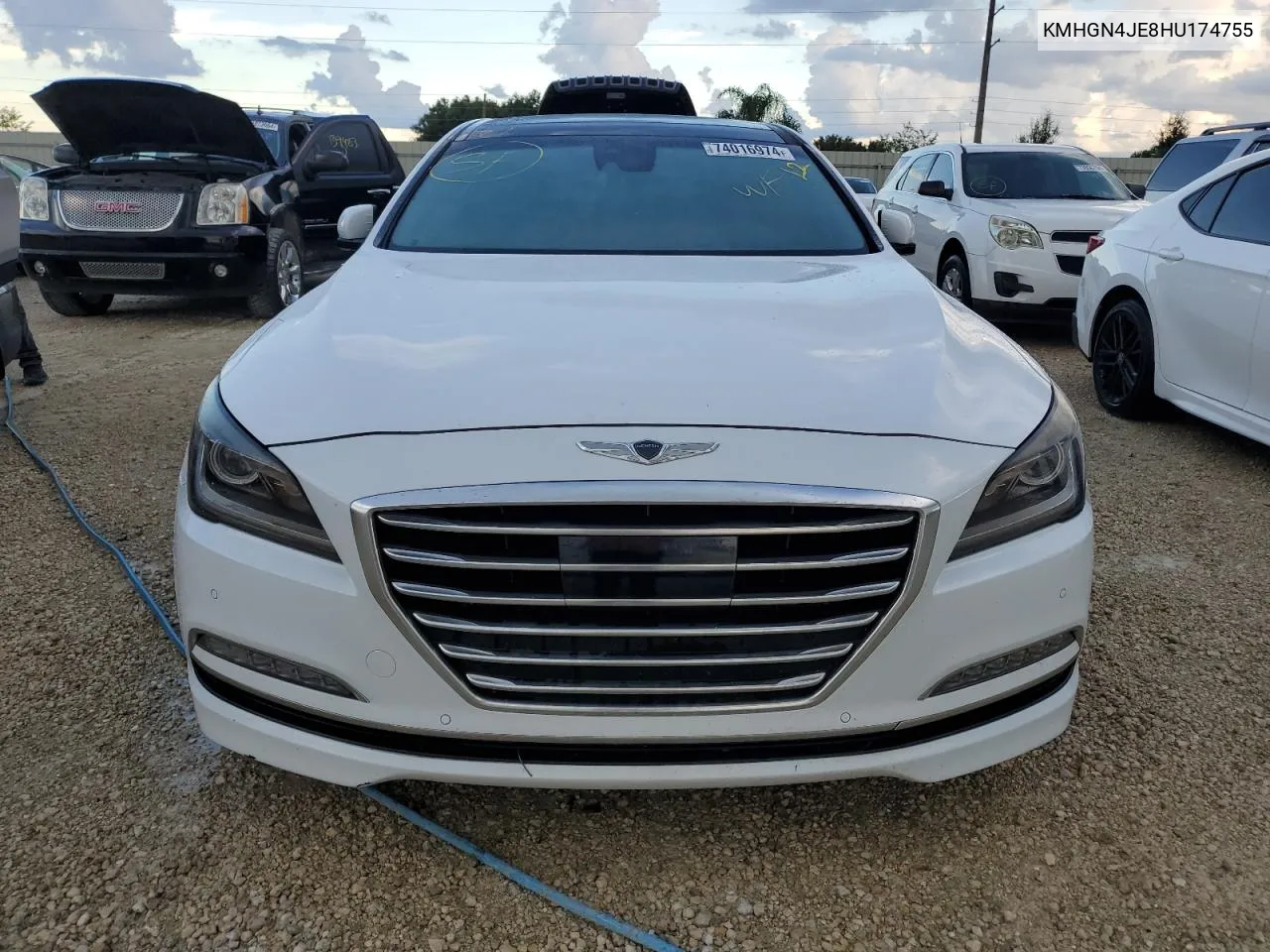 2017 Genesis G80 Base VIN: KMHGN4JE8HU174755 Lot: 74016974