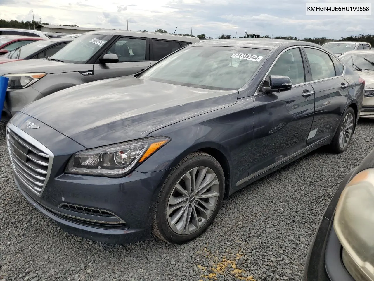 2017 Genesis G80 Base VIN: KMHGN4JE6HU199668 Lot: 74739944