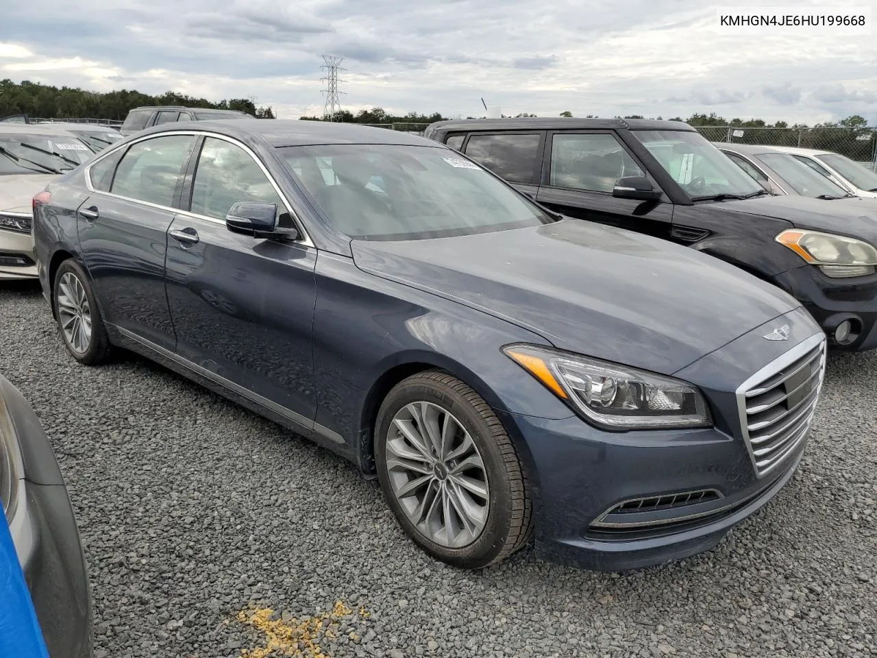 2017 Genesis G80 Base VIN: KMHGN4JE6HU199668 Lot: 74739944