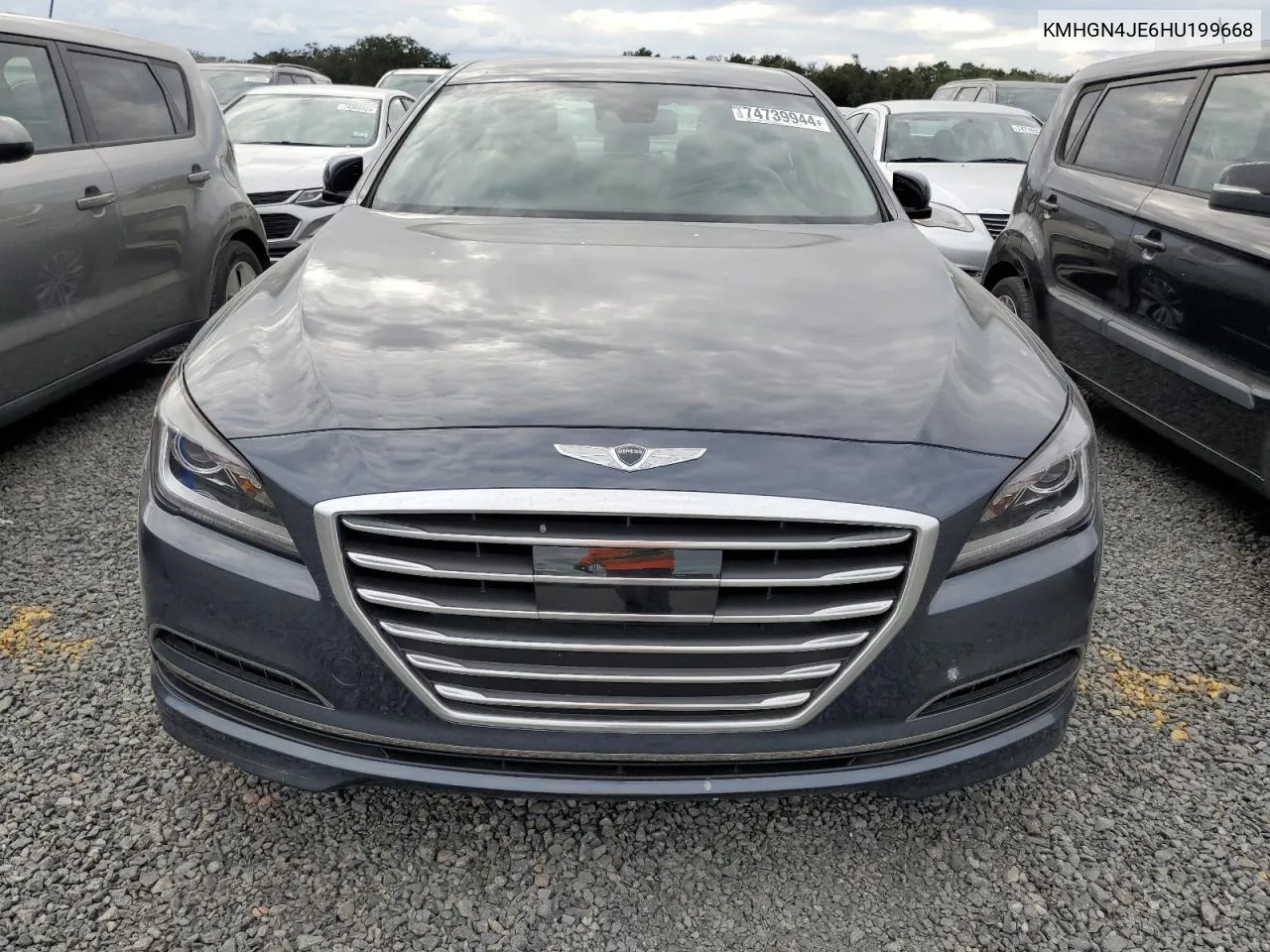 2017 Genesis G80 Base VIN: KMHGN4JE6HU199668 Lot: 74739944