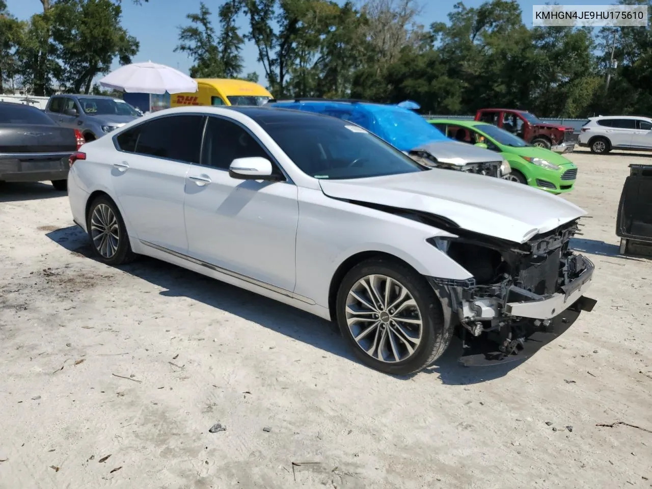 2017 Genesis G80 Base VIN: KMHGN4JE9HU175610 Lot: 75983844