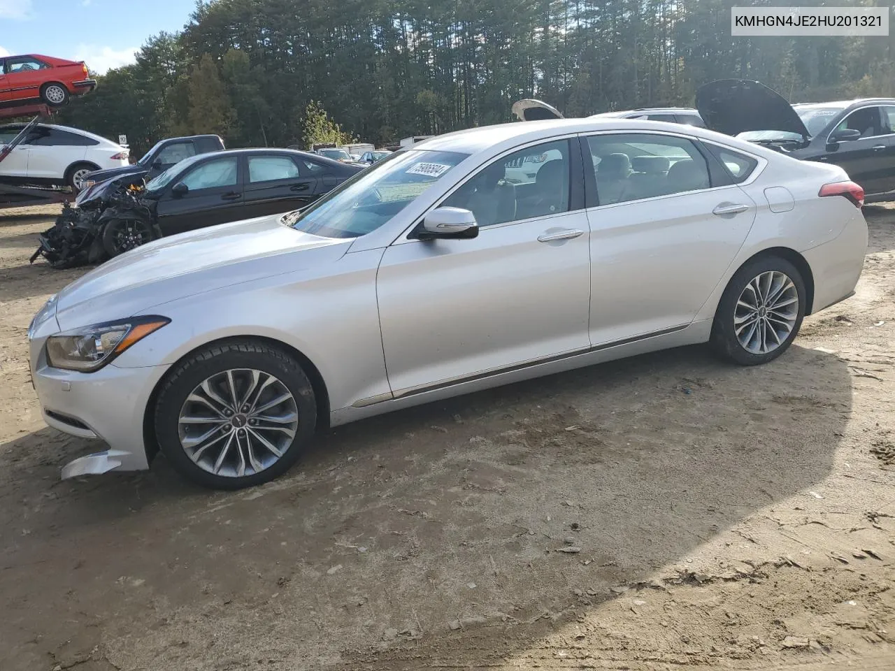 2017 Genesis G80 Base VIN: KMHGN4JE2HU201321 Lot: 75986504