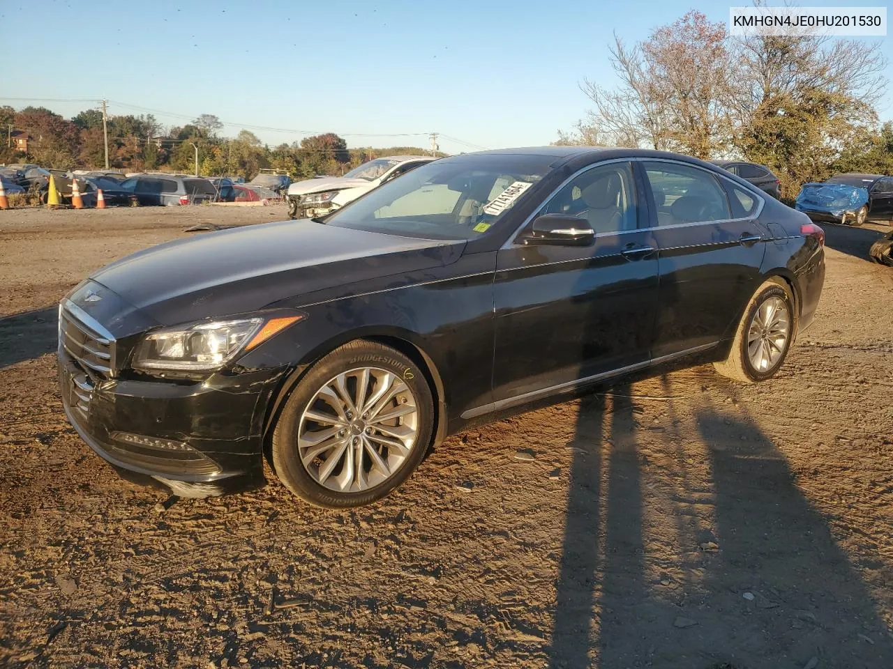 2017 Genesis G80 Base VIN: KMHGN4JE0HU201530 Lot: 77741464