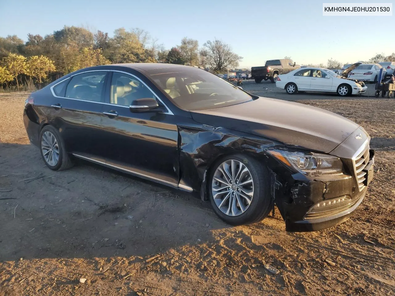 2017 Genesis G80 Base VIN: KMHGN4JE0HU201530 Lot: 77741464