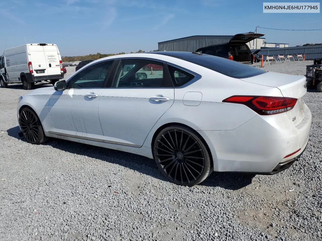 2017 Genesis G80 Base VIN: KMHGN4JE6HU177945 Lot: 78040374