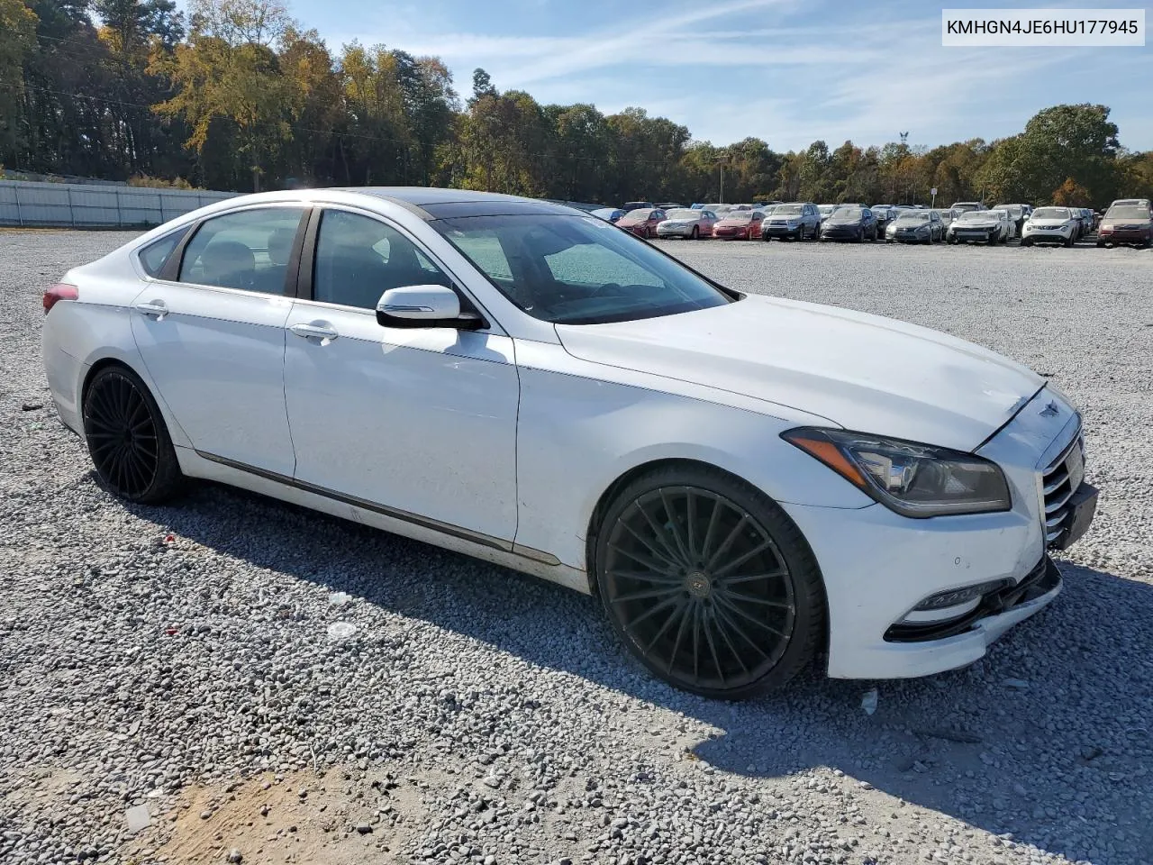 2017 Genesis G80 Base VIN: KMHGN4JE6HU177945 Lot: 78040374