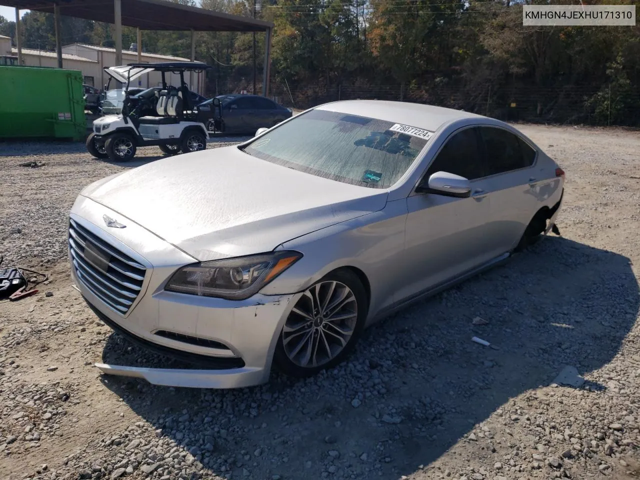 2017 Genesis G80 Base VIN: KMHGN4JEXHU171310 Lot: 78077224