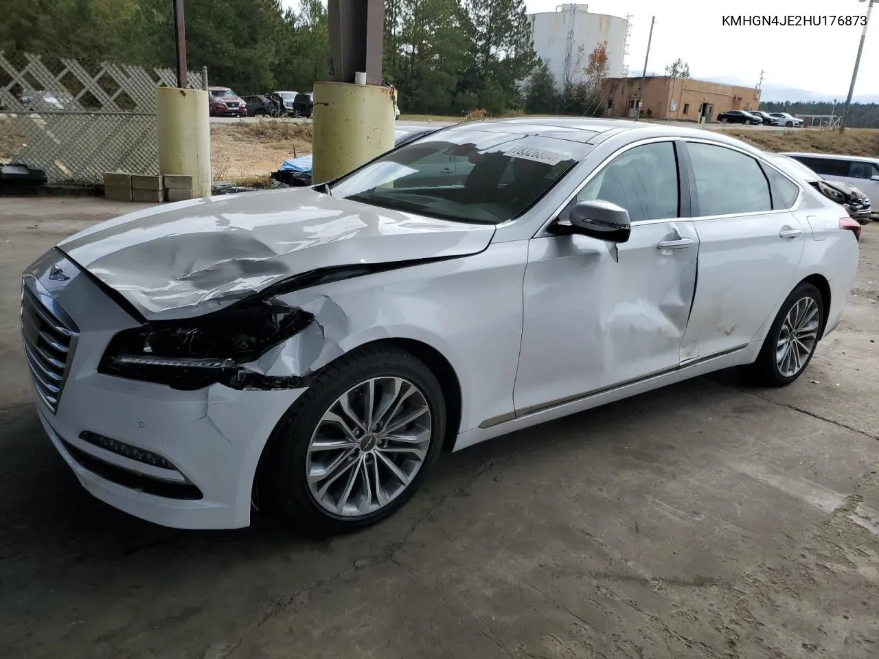 2017 Genesis G80 Base VIN: KMHGN4JE2HU176873 Lot: 78326864