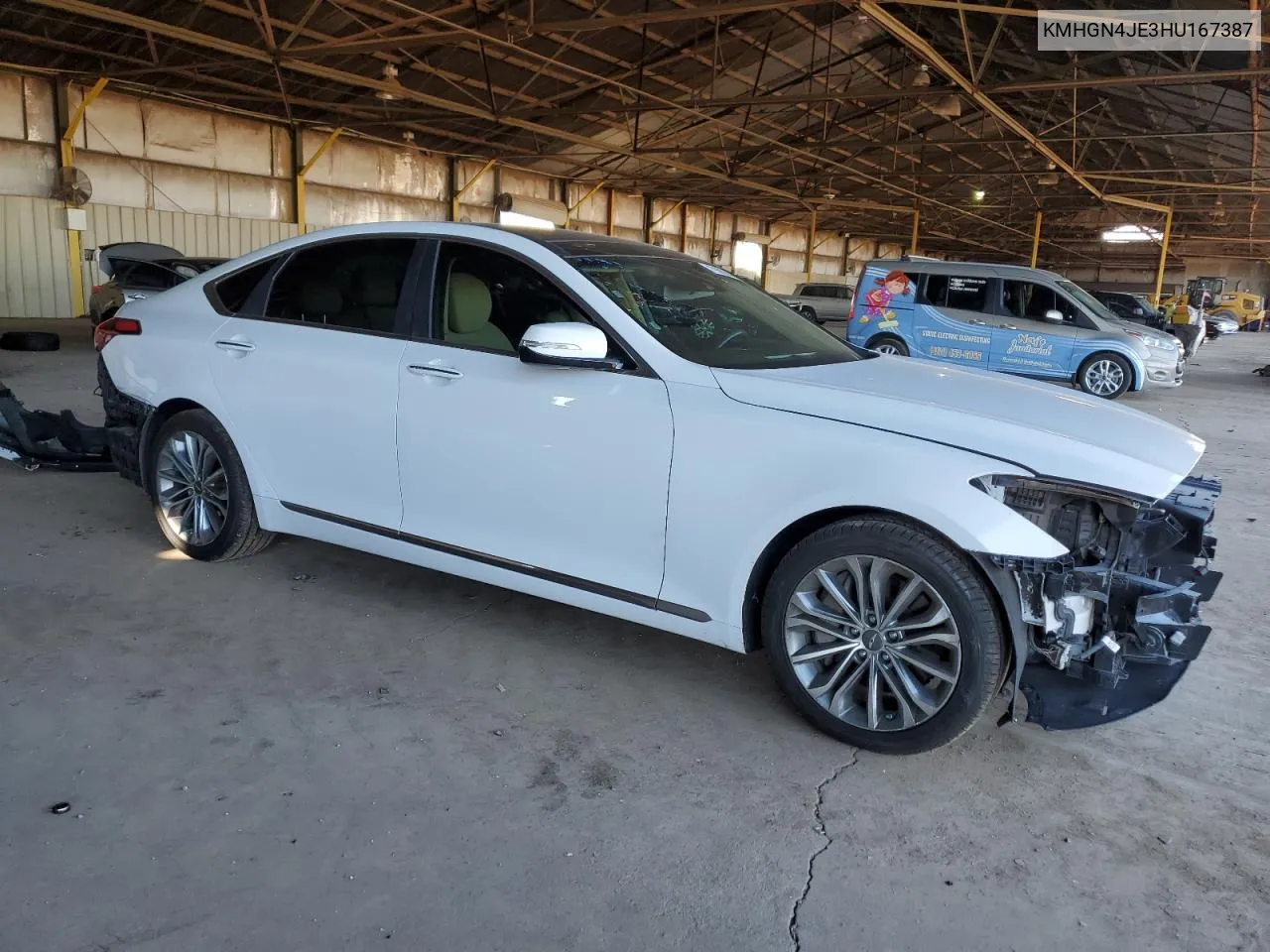 2017 Genesis G80 Base VIN: KMHGN4JE3HU167387 Lot: 79092864