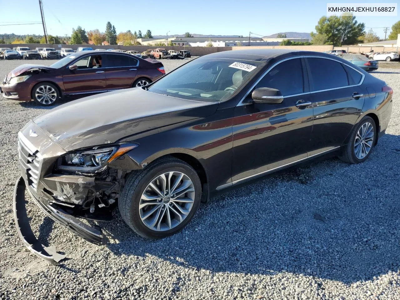 2017 Genesis G80 Base VIN: KMHGN4JEXHU168827 Lot: 80315794