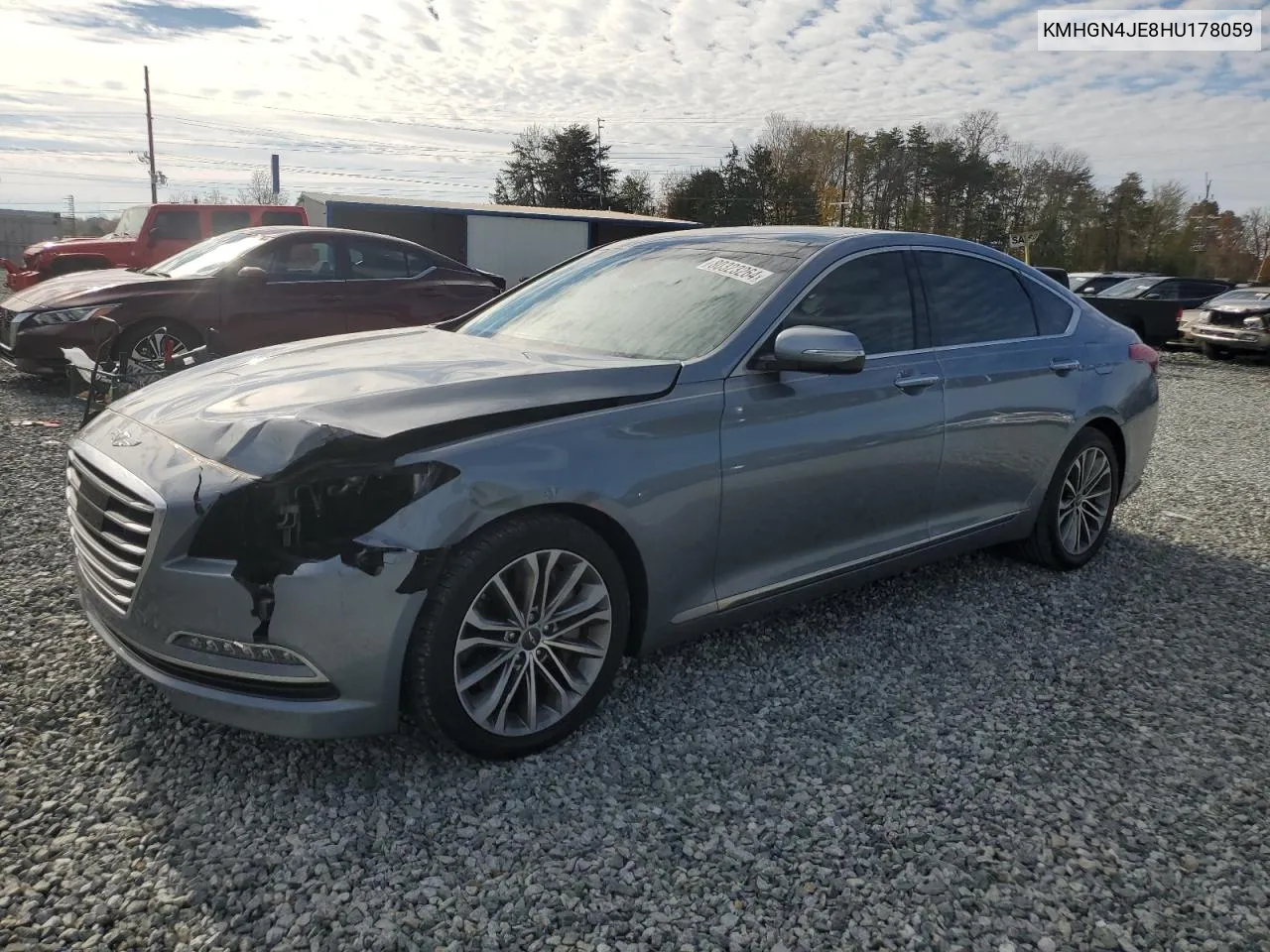 2017 Genesis G80 Base VIN: KMHGN4JE8HU178059 Lot: 80323264