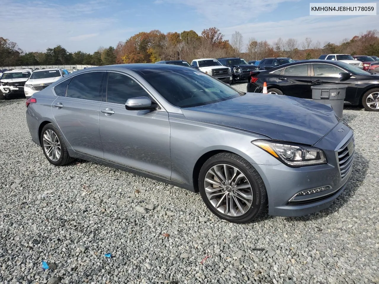 2017 Genesis G80 Base VIN: KMHGN4JE8HU178059 Lot: 80323264