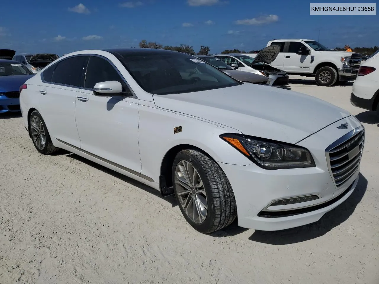 2017 Genesis G80 Base VIN: KMHGN4JE6HU193658 Lot: 80803104