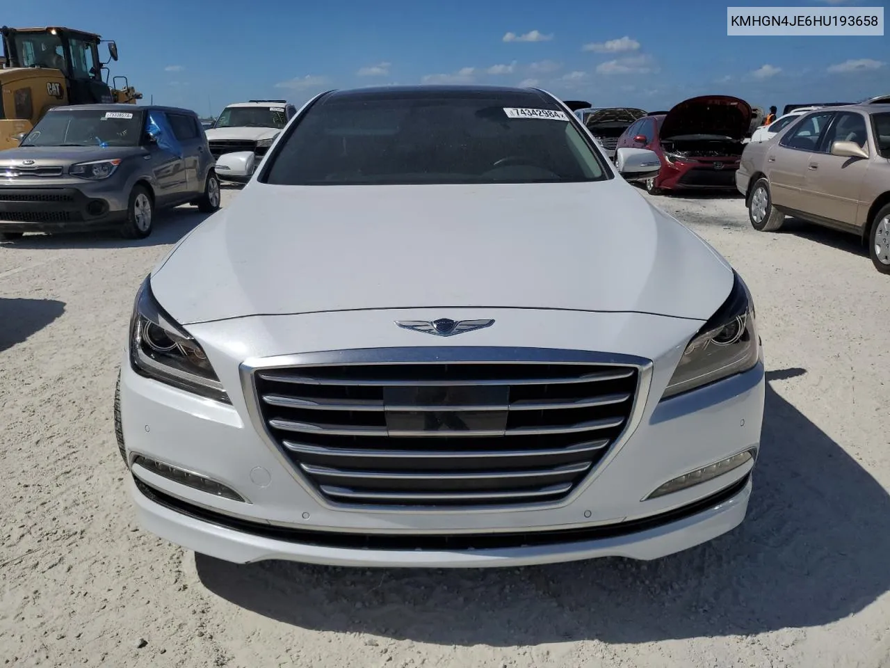 2017 Genesis G80 Base VIN: KMHGN4JE6HU193658 Lot: 80803104