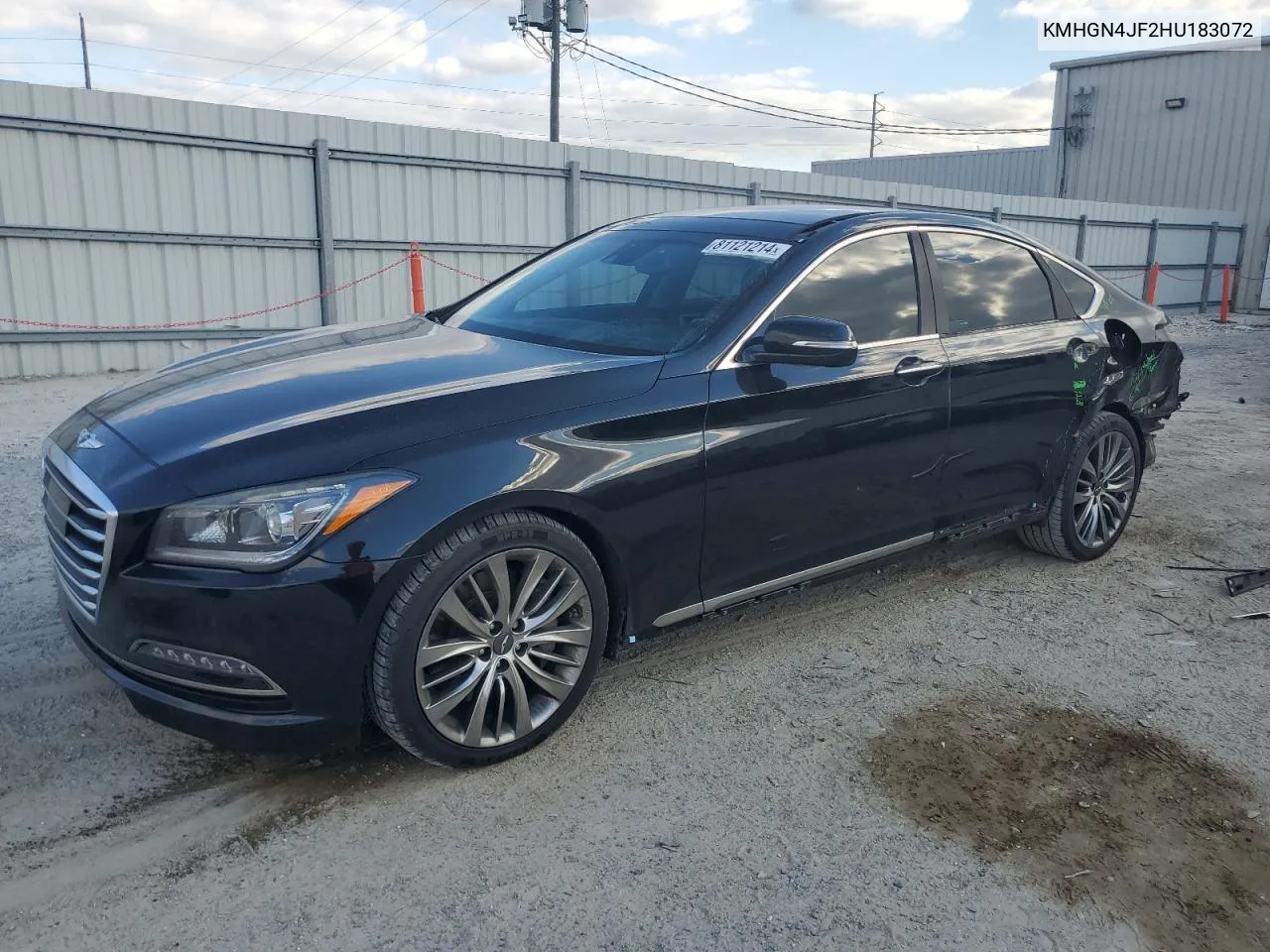 2017 Genesis G80 Ultimate VIN: KMHGN4JF2HU183072 Lot: 81121214