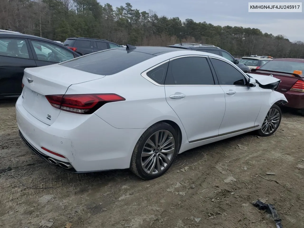 2018 Genesis G80 Ultimate VIN: KMHGN4JF4JU245917 Lot: 37917394