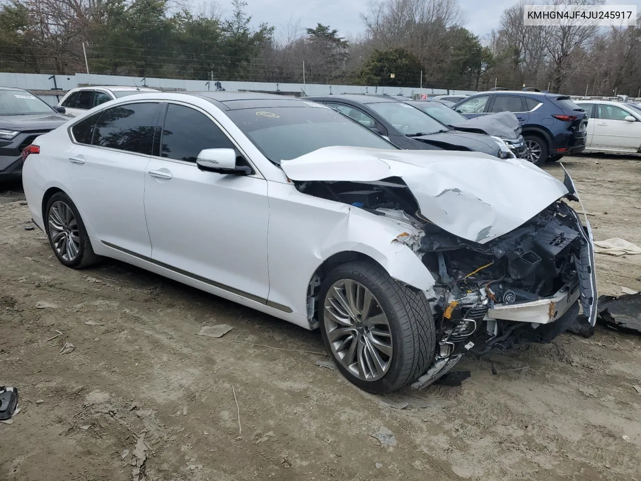 2018 Genesis G80 Ultimate VIN: KMHGN4JF4JU245917 Lot: 37917394