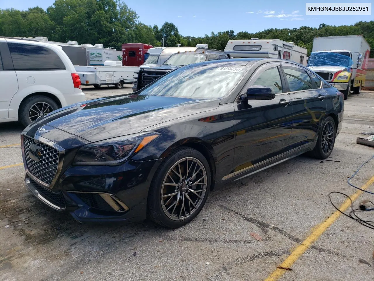 KMHGN4JB8JU252981 2018 Genesis G80 Sport