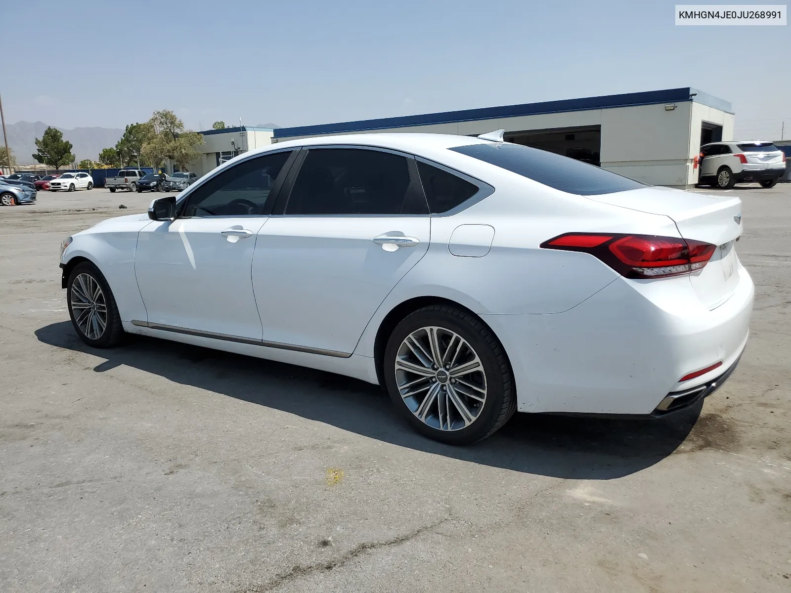 2018 Genesis G80 Base VIN: KMHGN4JE0JU268991 Lot: 63727724