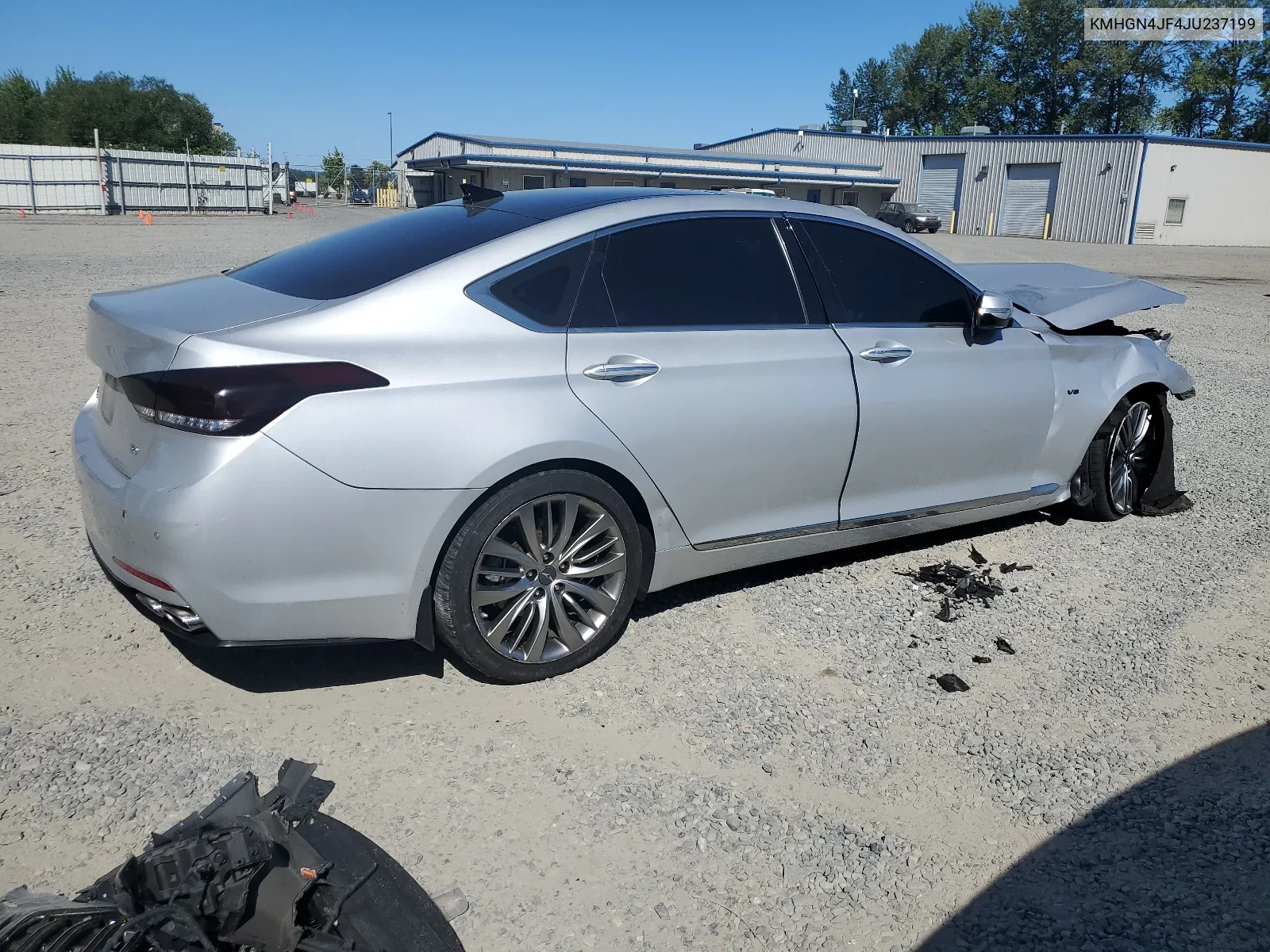 2018 Genesis G80 Ultimate VIN: KMHGN4JF4JU237199 Lot: 64062644