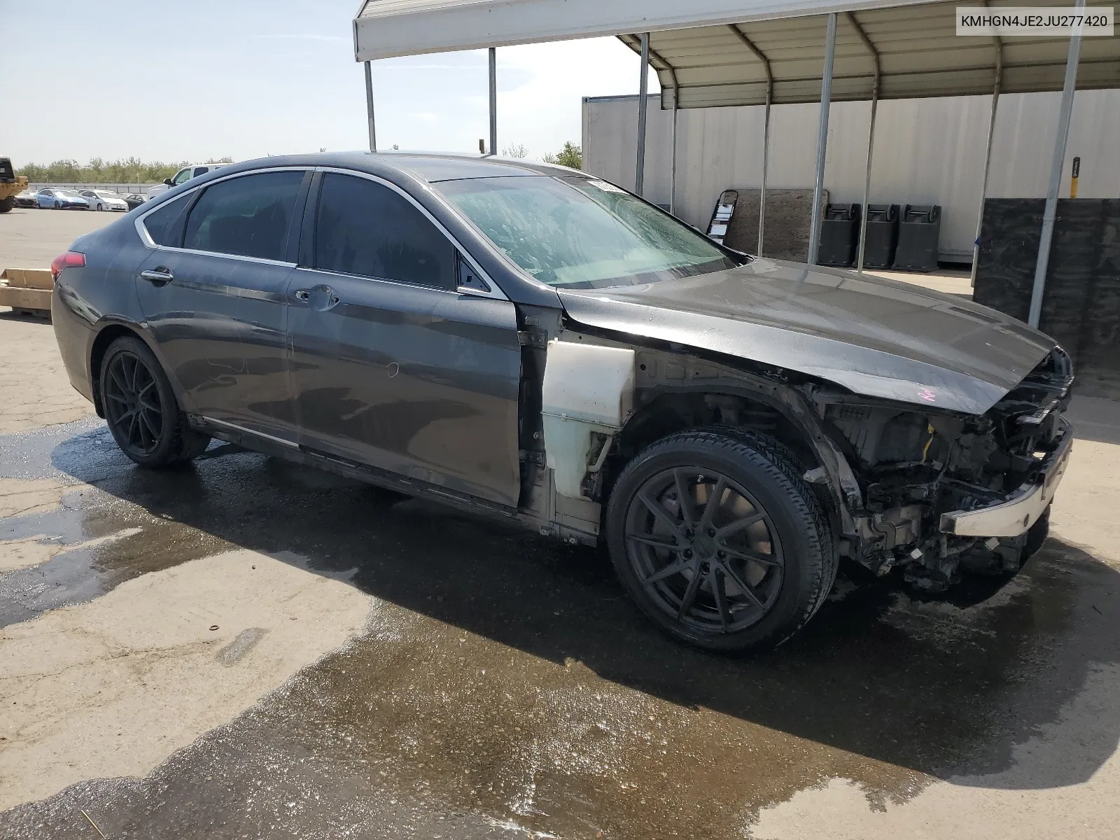 KMHGN4JE2JU277420 2018 Genesis G80 Base