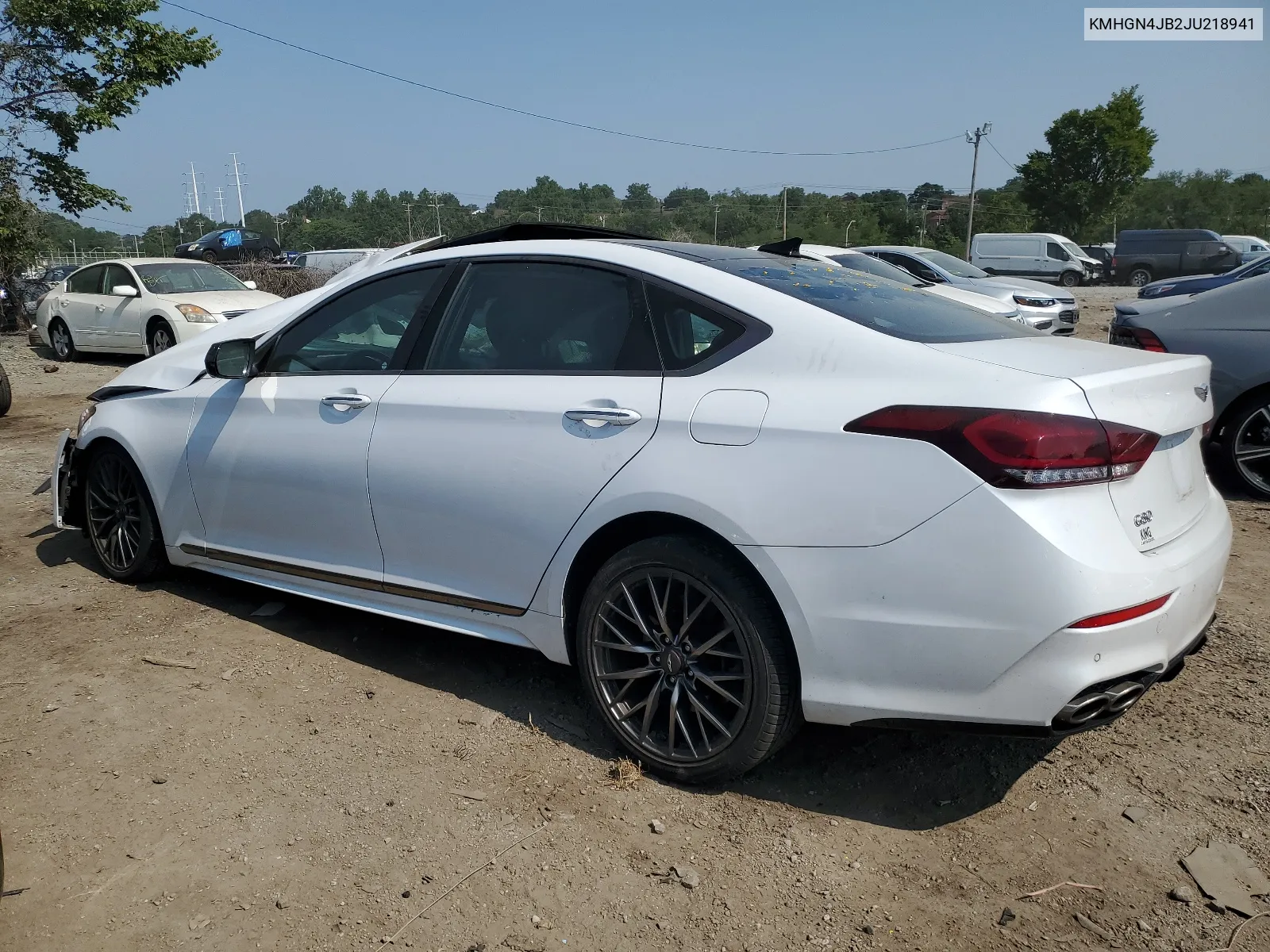 KMHGN4JB2JU218941 2018 Genesis G80 Sport