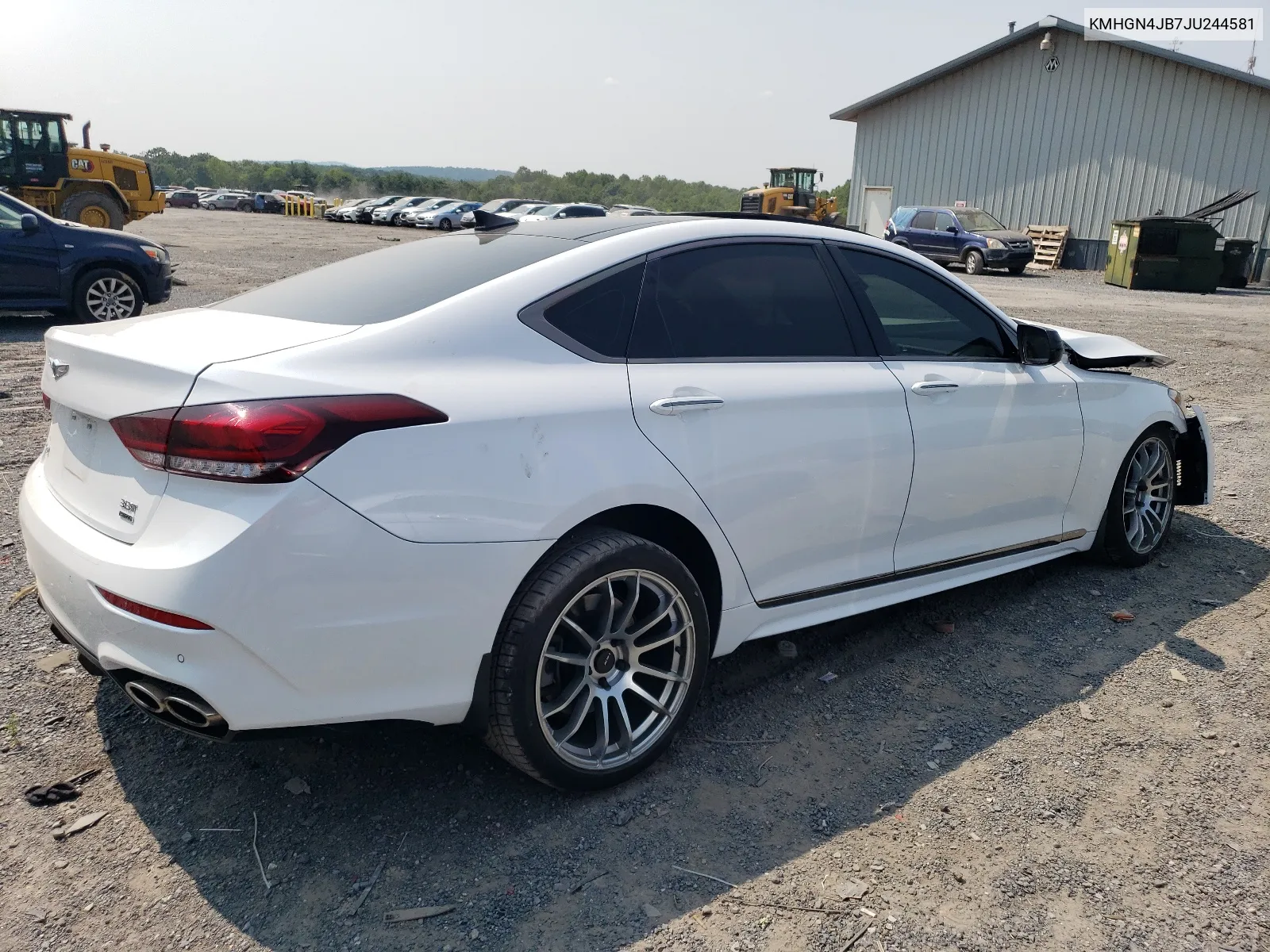 2018 Genesis G80 Sport VIN: KMHGN4JB7JU244581 Lot: 67610544