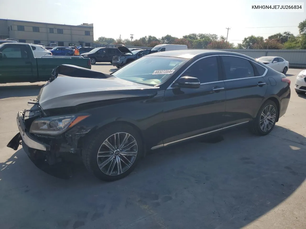 2018 Genesis G80 Base VIN: KMHGN4JE7JU266834 Lot: 68327354